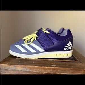 Adidas Powerlift 3 Weightlifting Gym Shoes Purple White CrossFit
